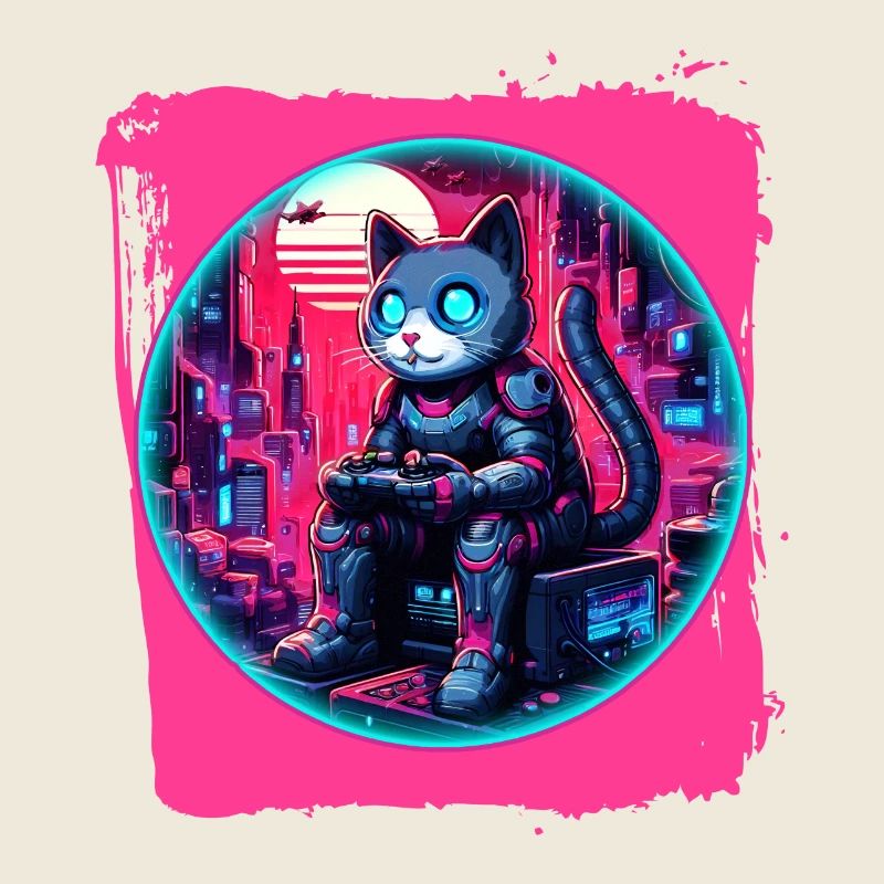 Futuristic Feline Tech