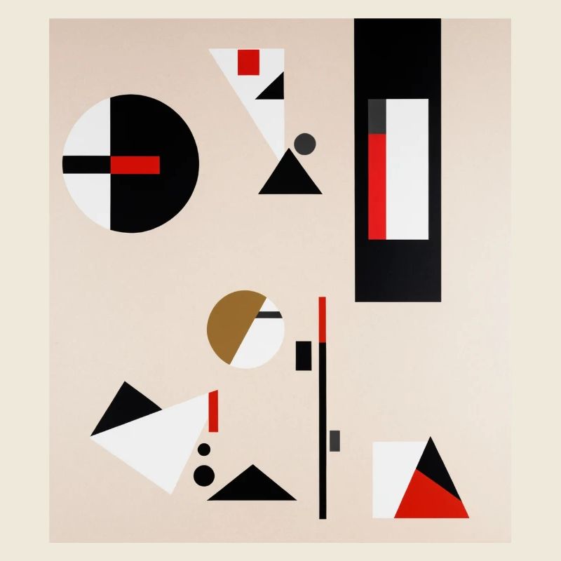 Abstract geometric composition