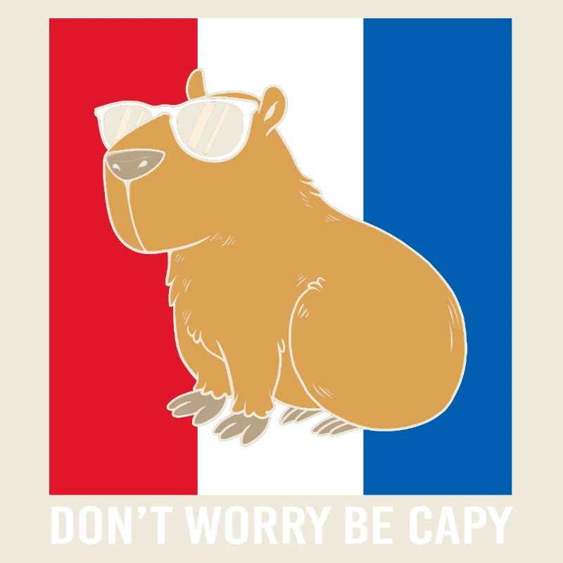Dont Worry Be Cappy Capybara