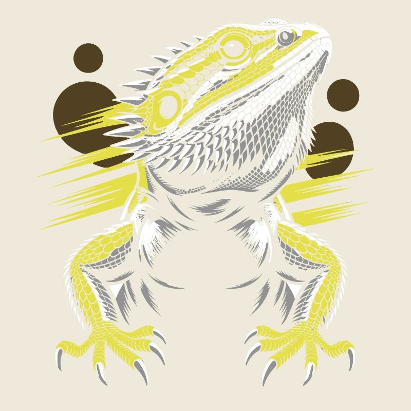 Dragon Head Bearded Dragon Lizard