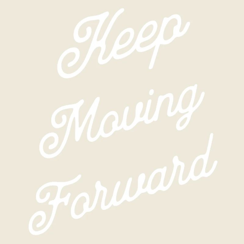 Avance Toujours Lettrage Script