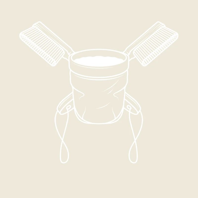 Chalkbag & Brushes  - Weiß