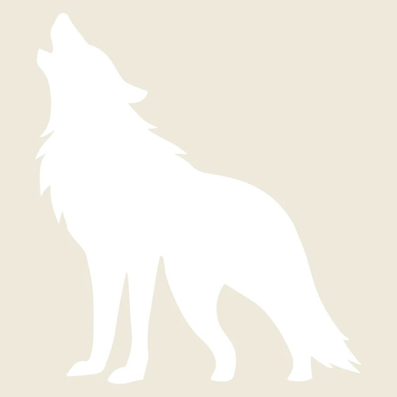 Silhouette de loup