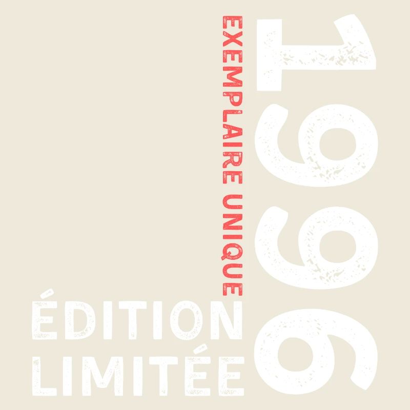 1996 Vintage typografischer Stil