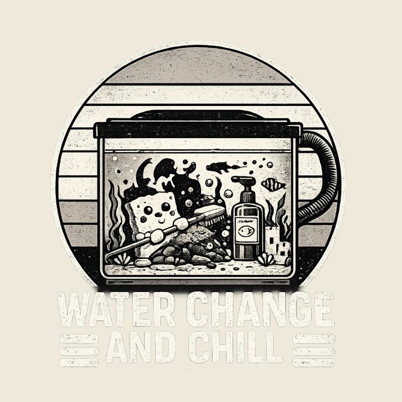 Water Change Chill Aquarium Humor