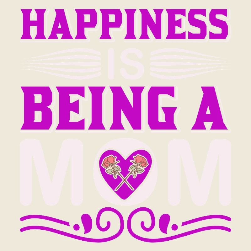 Glück ist, eine Mutter zu sein Mutterschaftsshirt