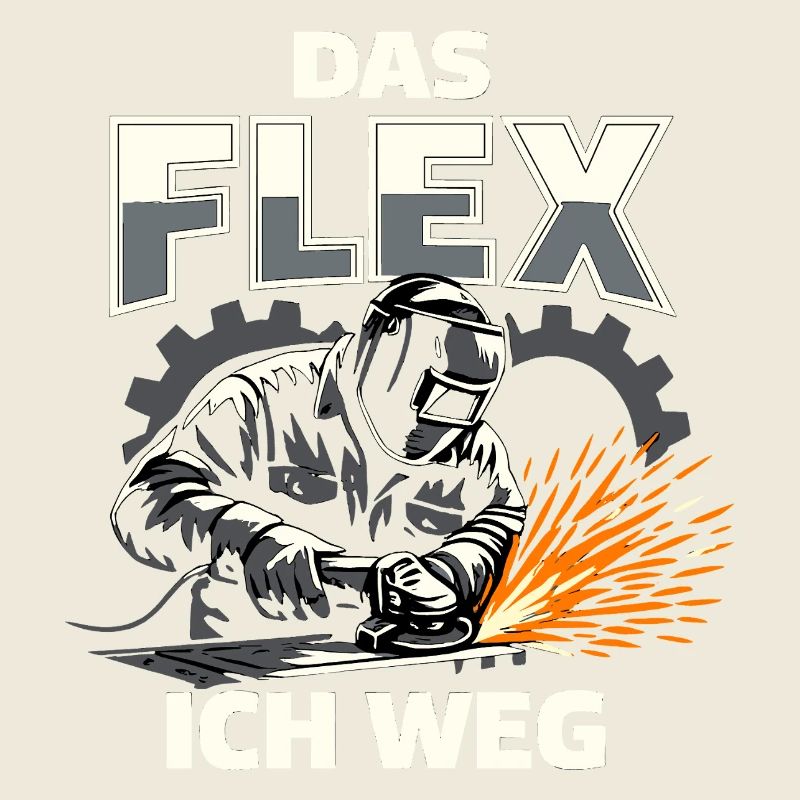 Cadeau drôle de meule Welder Flex