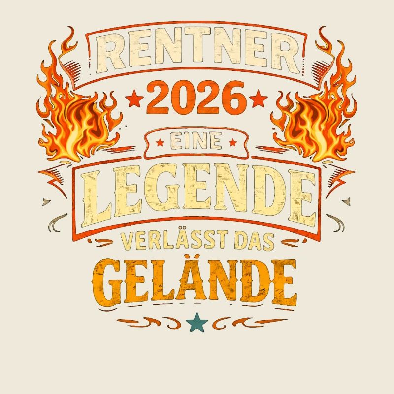 Rente Geschenk Mann Rentner Ruhestand 2026 Lustig