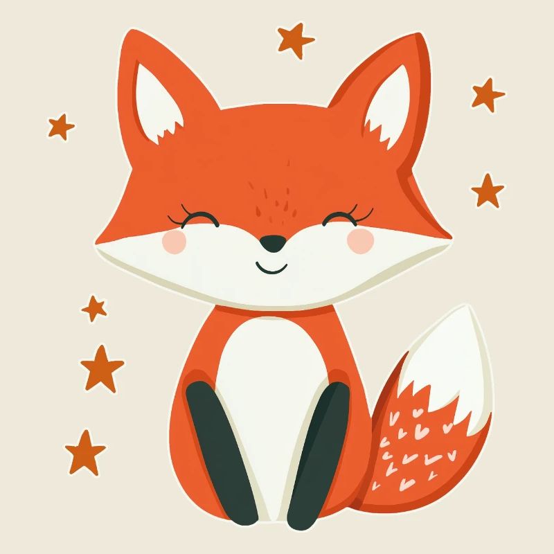 Renard et étoiles