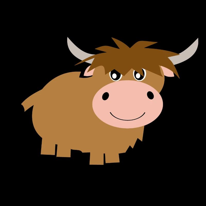 Vache bovine des Highlands
