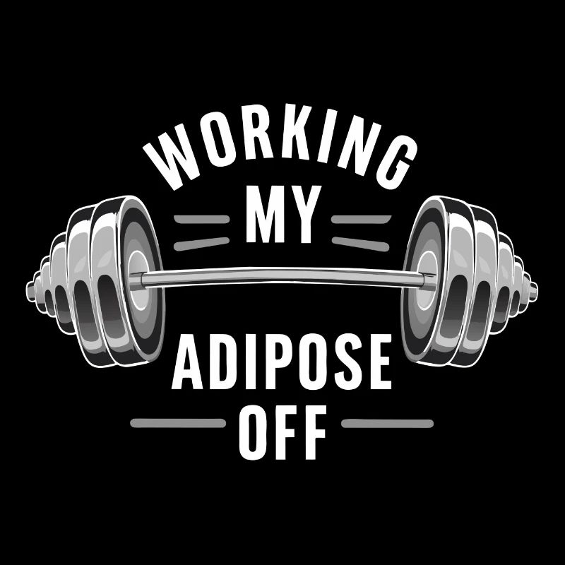 Barbell with Weights Motivational Saying