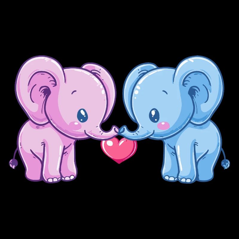 Mammut Paar Liebe Valentinstag