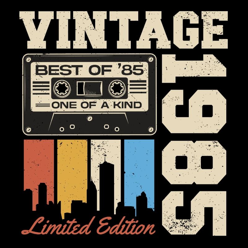 Vintage 1985 Geburtstag Retro Geschenk
