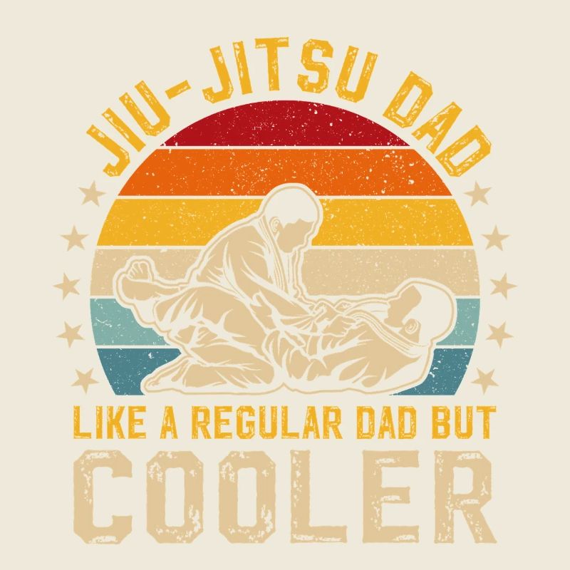 Papa jiu jitsu comme un papa normal mais plus cool