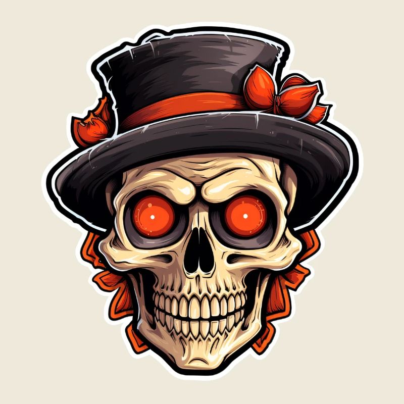Halloween Totenschädel