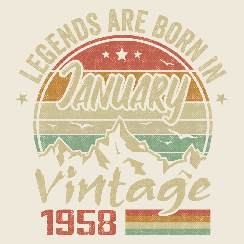 Les Légendes Sont Nées En Janvier 1958 - 1958