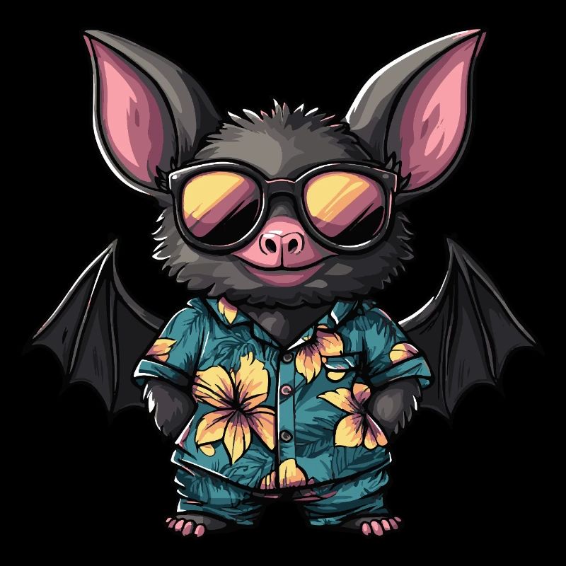 Fledermaus Cool Sommer
