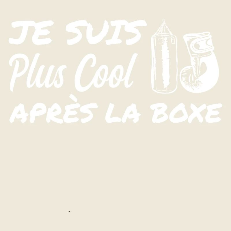 Ich bin cooler nach dem Boxen | Box-Humor