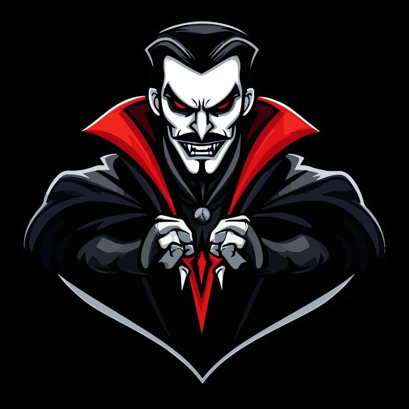 Vampir Halloween Comic