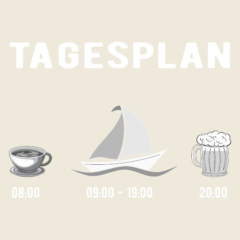 Tagesplan Segeln