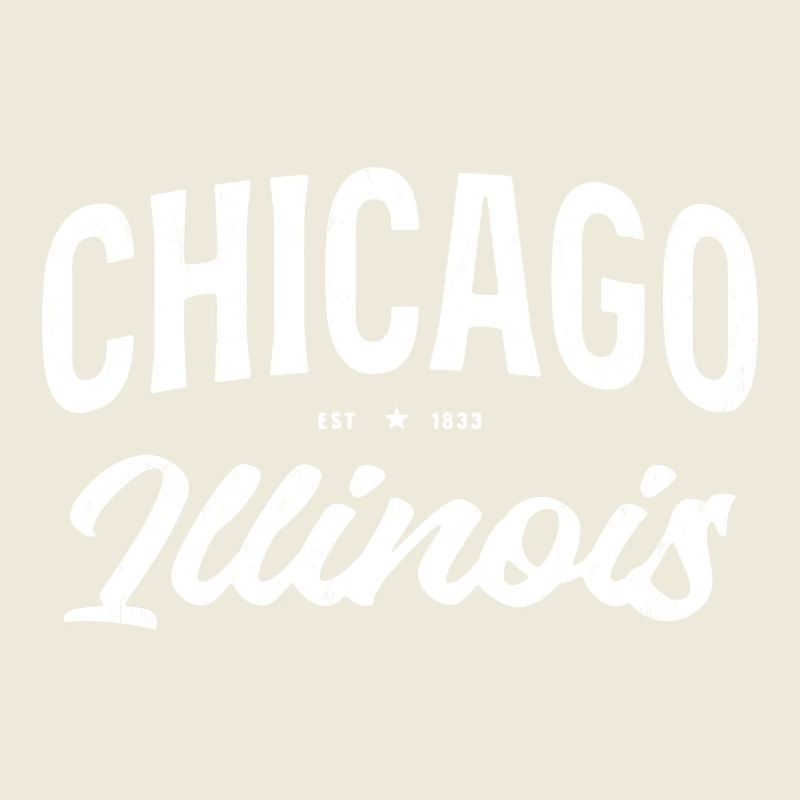 Collection de Lettrage de Chicago