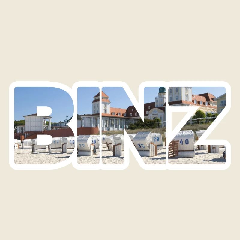 Lettrage BINZ avec motif