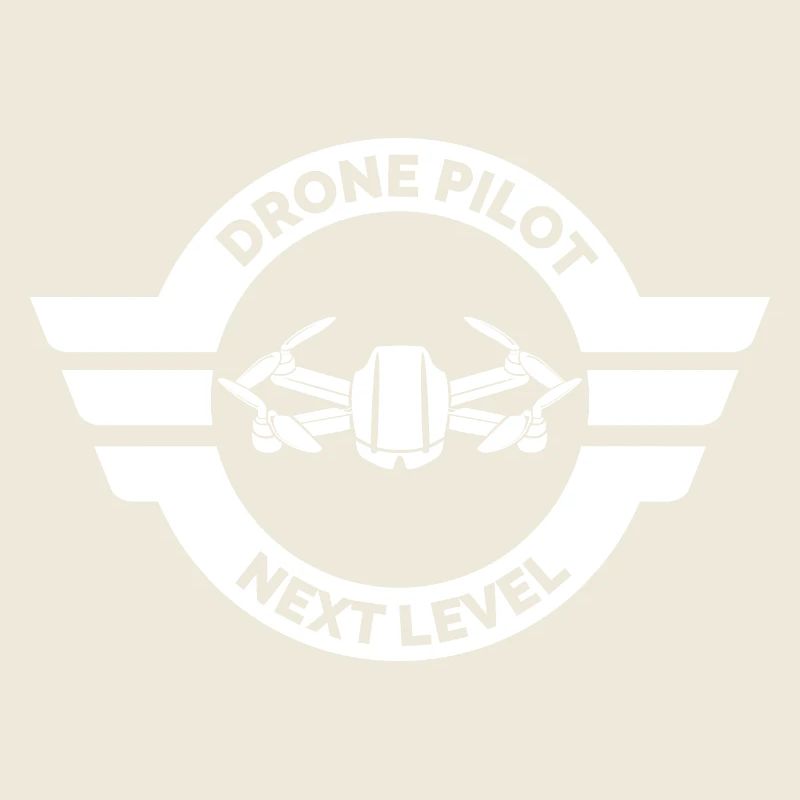 pilote de drone de course pilote de drone symbole logo de vol