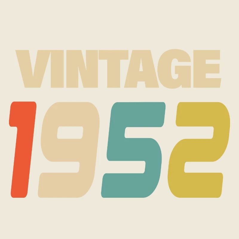 1952 Vintage Retro Classique 1952