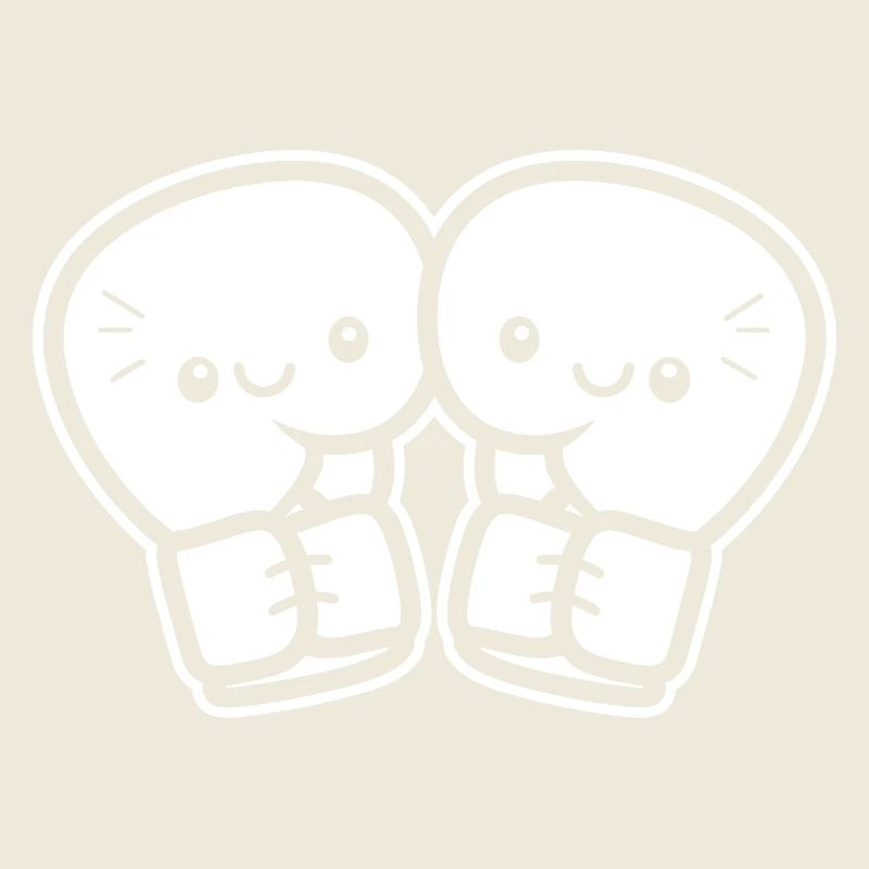 Lustige Boxhandschuhe