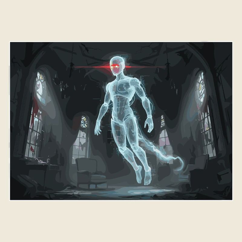 Digital ghost in the haunted house