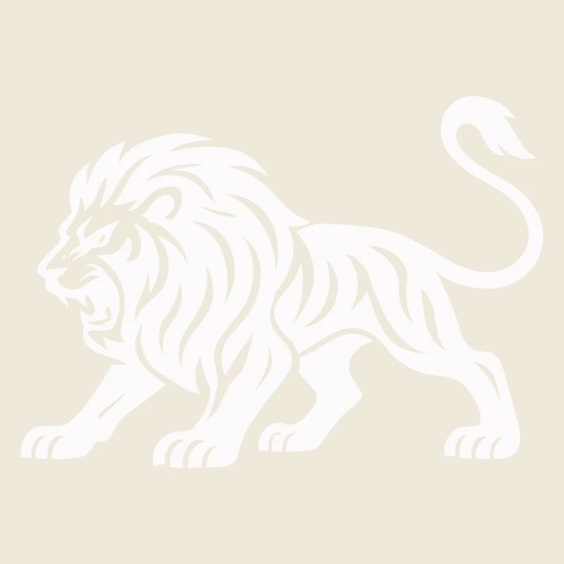 Silhouette de tigre