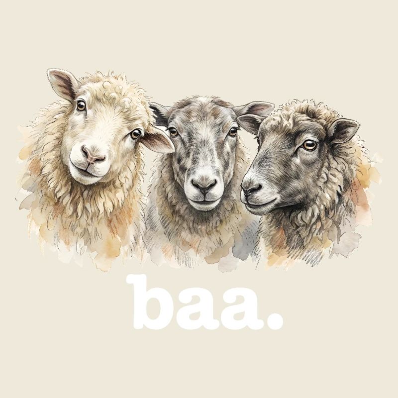 Sheep Baa Funny Sheep Lover Funny Baa