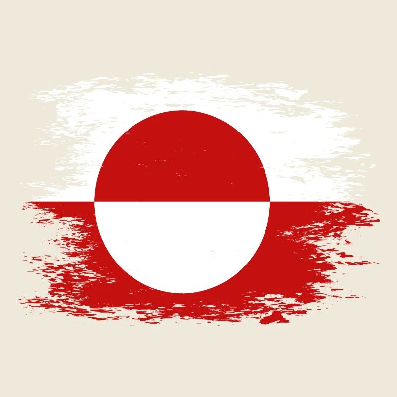 Greenland flag used