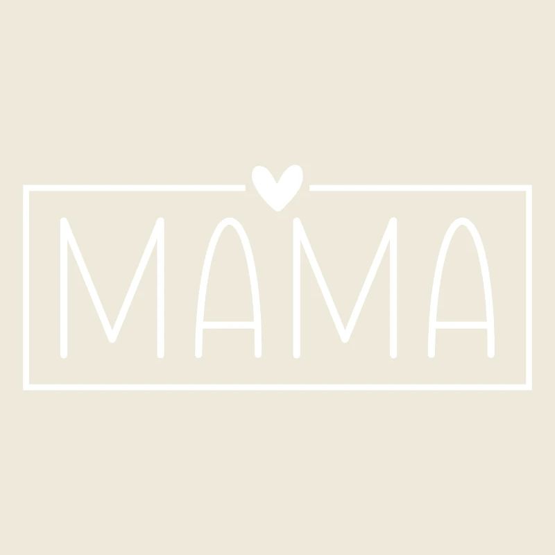 Mama Rahmen Herz Mutter Liebe Muttertag Geschenk