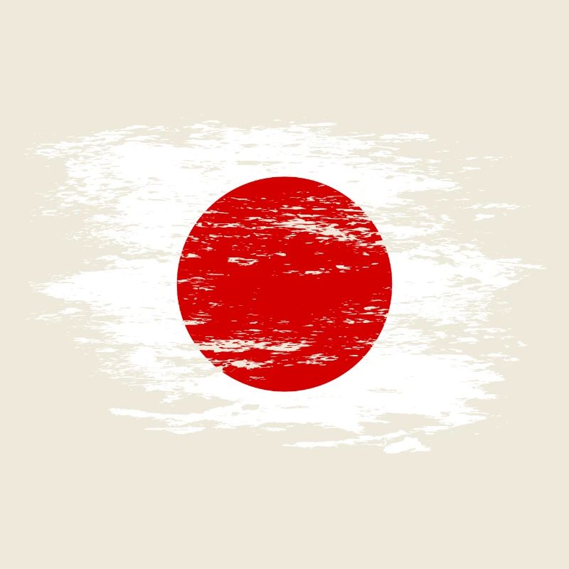 Japan Flagge used