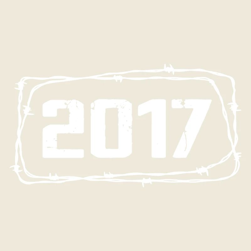 Vintage Fabriqué En 2017 - Anniversaire 7 ans