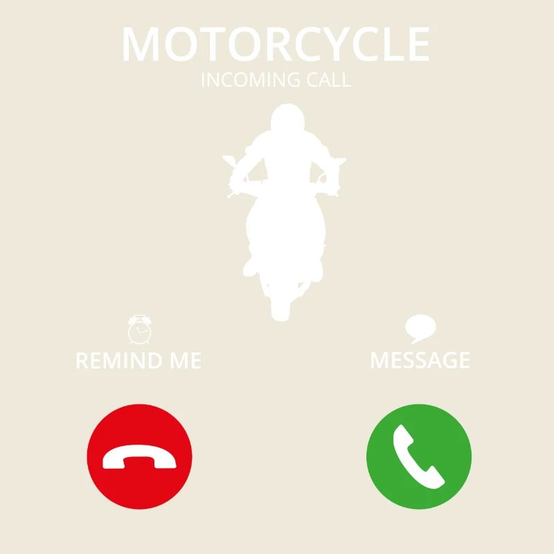Call Mobile Anruf biker sport motorcycle