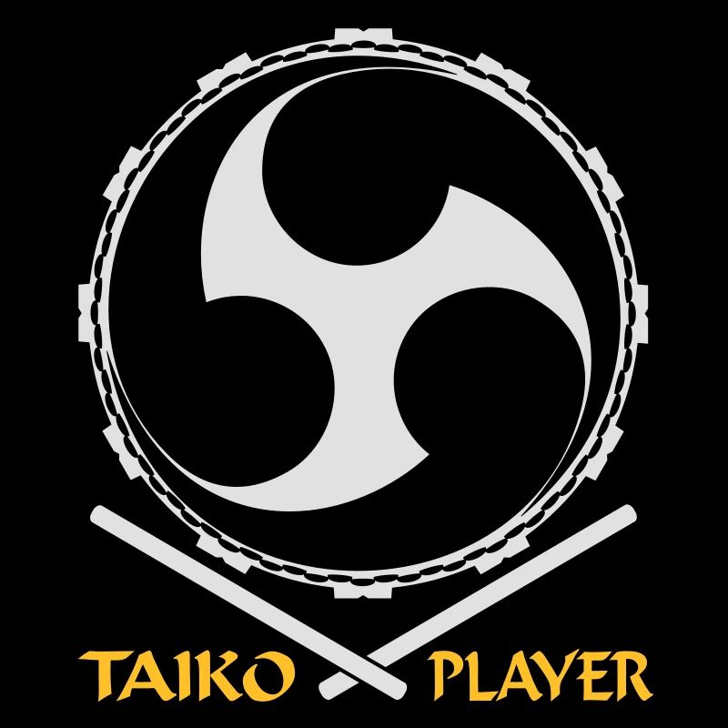 Symbol Taiko-Drumming V1 (dreifarbig)