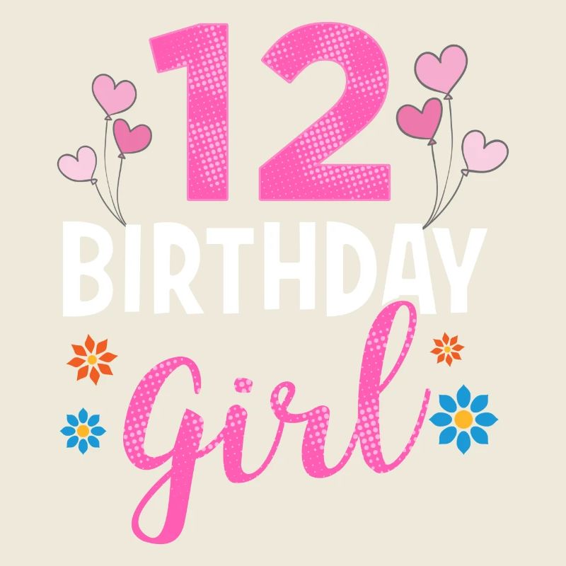 Fille d'anniversaire - 12 ans
