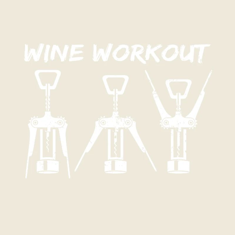 Funny Wine Workout Wine Opener