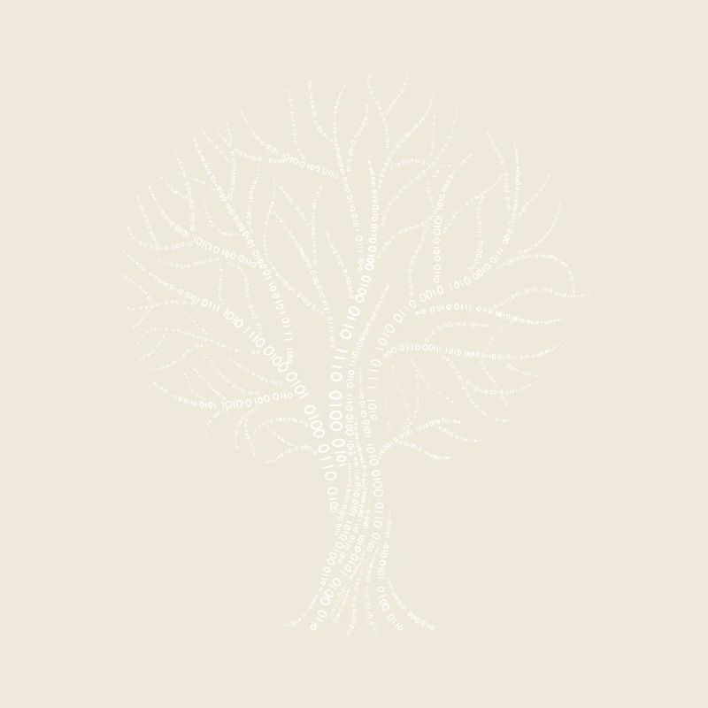 Arbre binaire Zéro Un Code Cadeau branche branche