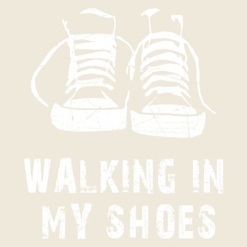 Baskets marchant dans mes chaussures