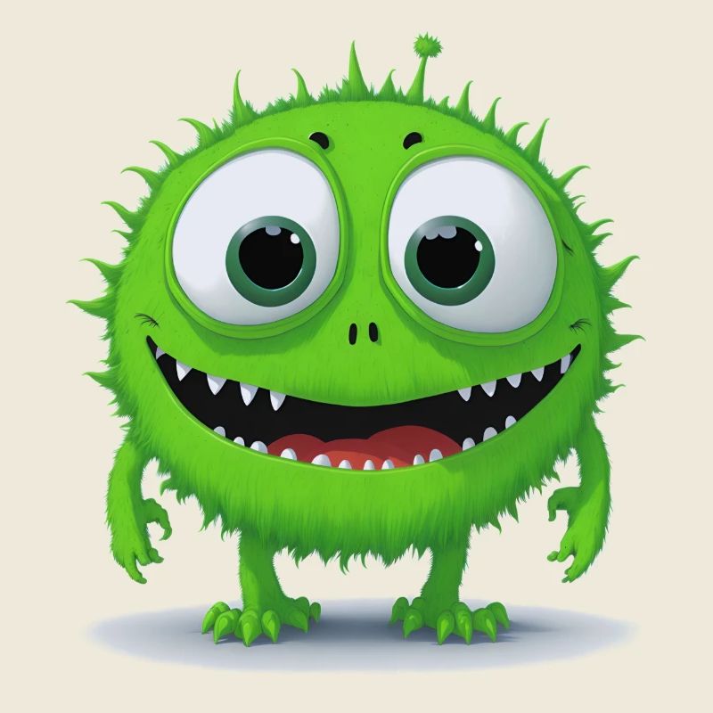 Petit monstre vert