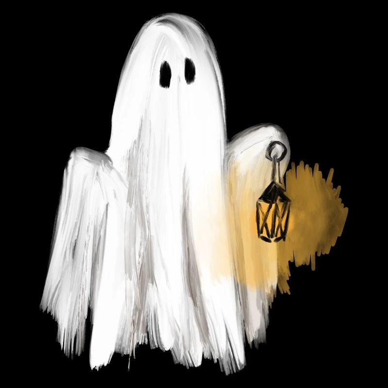 Spooky Season - Little Ghost with Lantern
