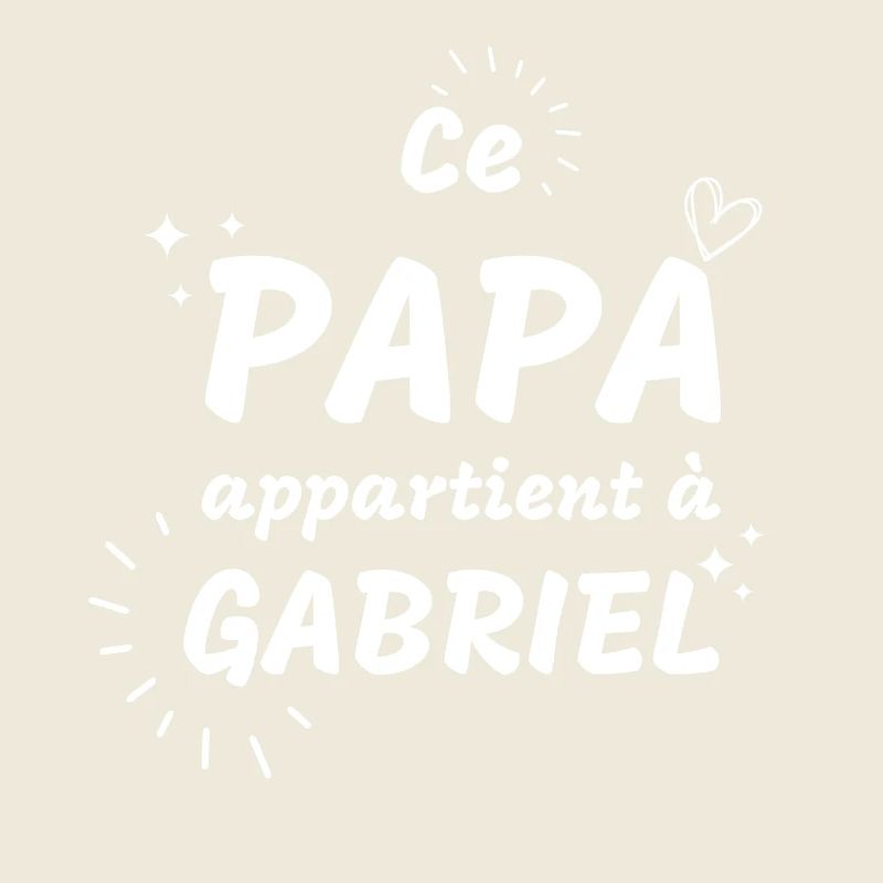 Papa et Gabriel