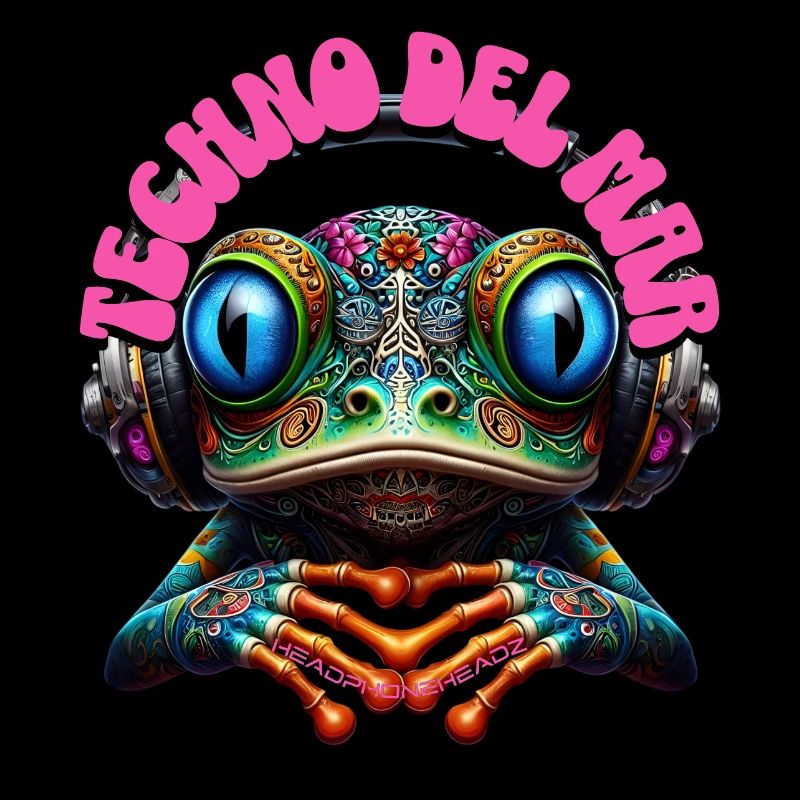 TECHNO DEL MAR - Cute Frog with Headphones!