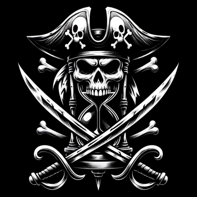 Roberts Drapeau pirate incassable