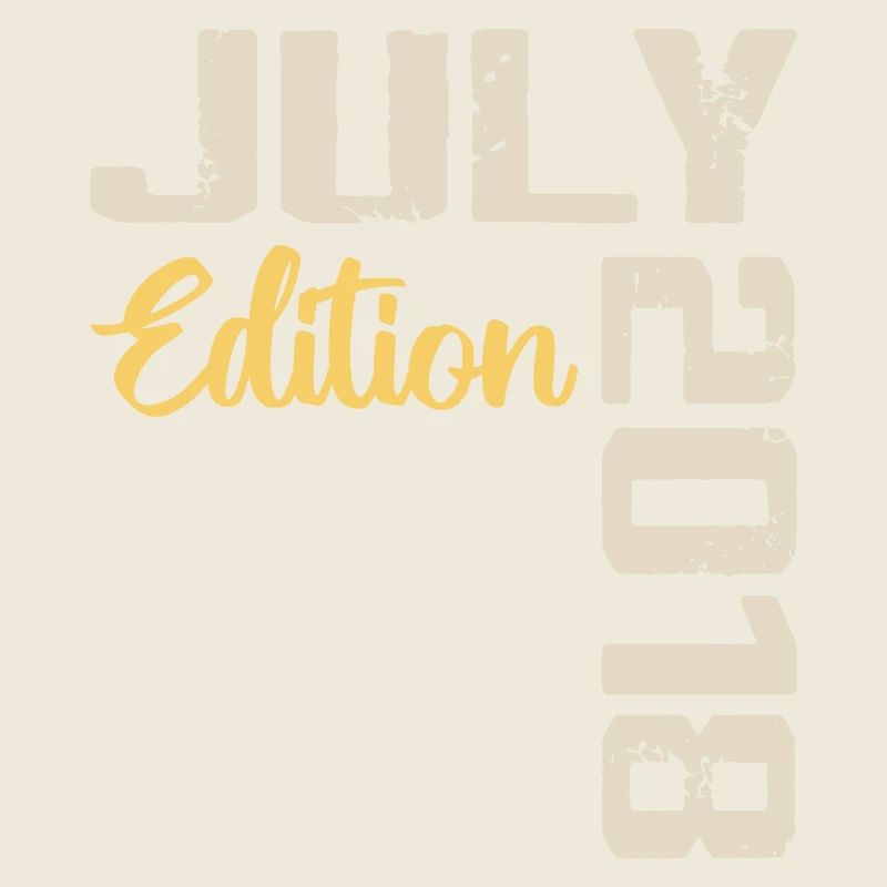 Juli 2018 Geburtstagsshirt Juli 2018