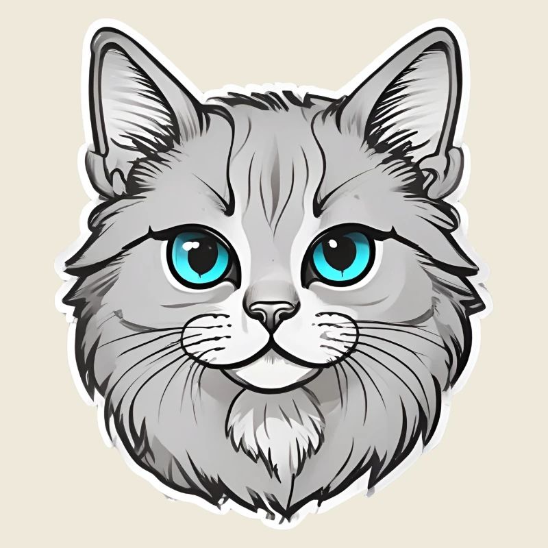 Niedliches Katzendesign