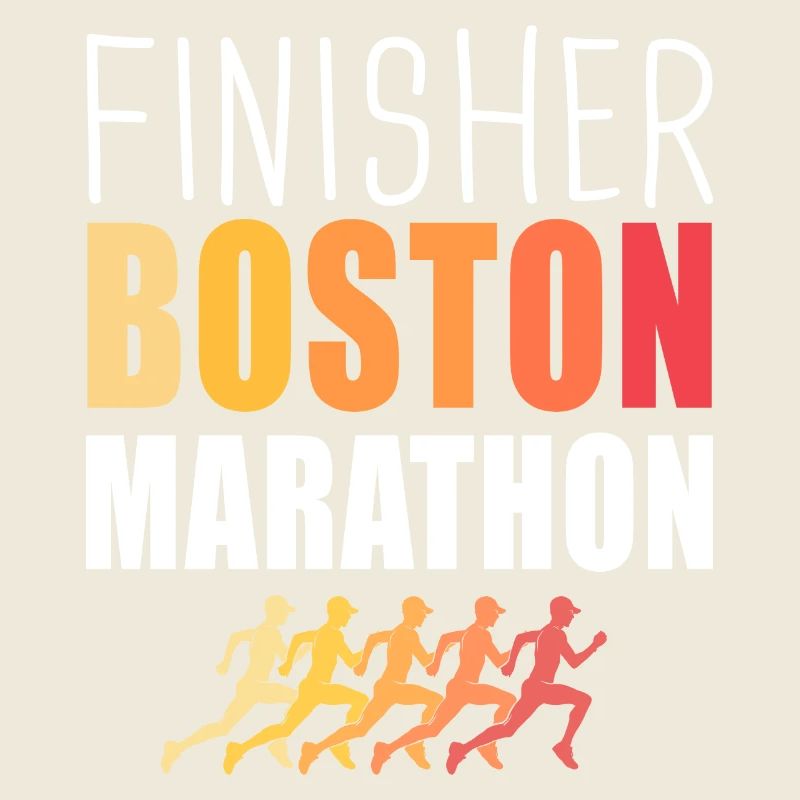 Finisher Boston marathon run running